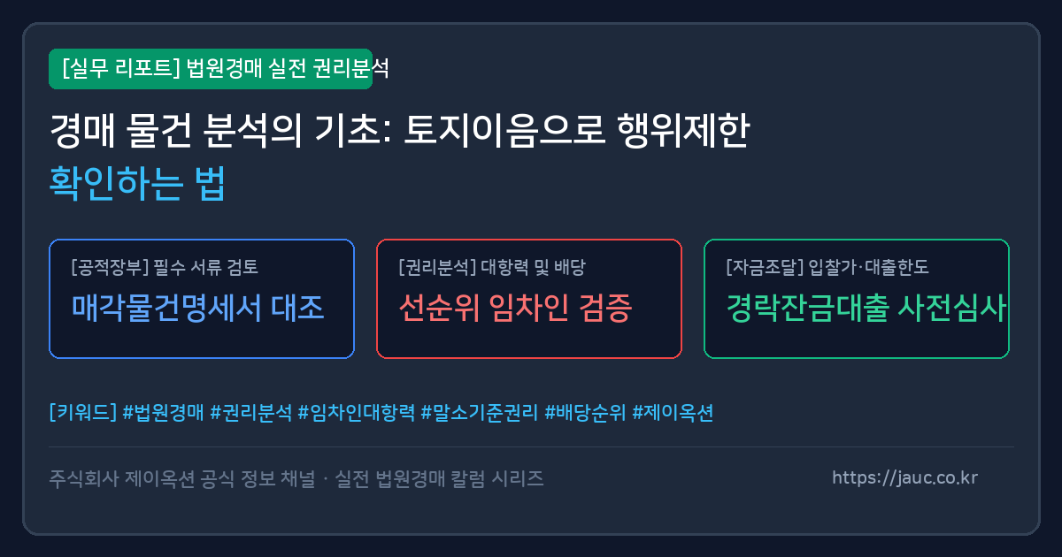 토지이음 토지이용계획확인원 행위제한 분석 체크리스트 인포그래픽